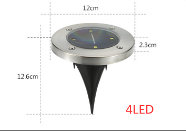 Solar Garden Disk Light